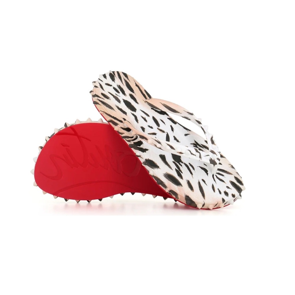 Christian Louboutin Loubi Donna Flip Flops